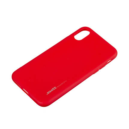 Силіконовий чохол SMTT для Apple iPhone X/Xs Red, фото 3