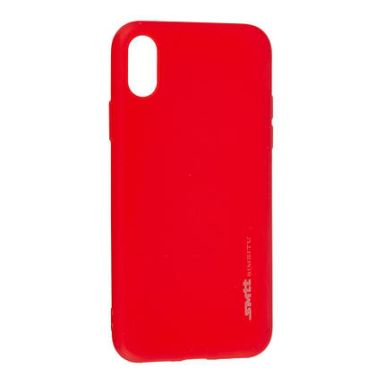 Силіконовий чохол SMTT для Apple iPhone X/Xs Red, фото 1