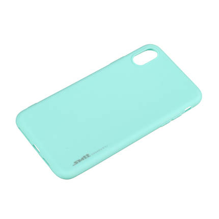 Силіконовий чохол SMTT для Apple iPhone Xs Max Light Blue, фото 3