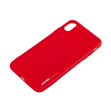 Силіконовий чохол SMTT для Apple iPhone Xs Max Red, фото 3