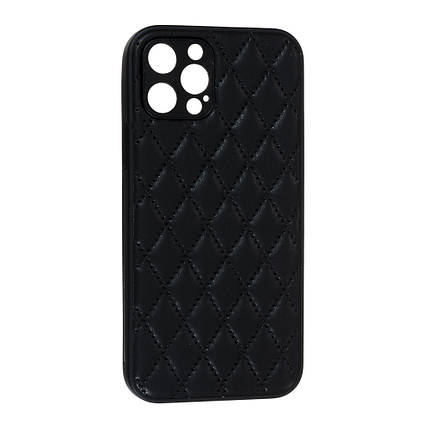 Чохол Шкіра Люкс 2021 для Apple iPhone 12 Pro Black, фото 1