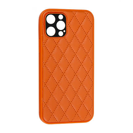 Чохол Шкіра Люкс 2021 для Apple iPhone 12 Pro Orange, фото 1