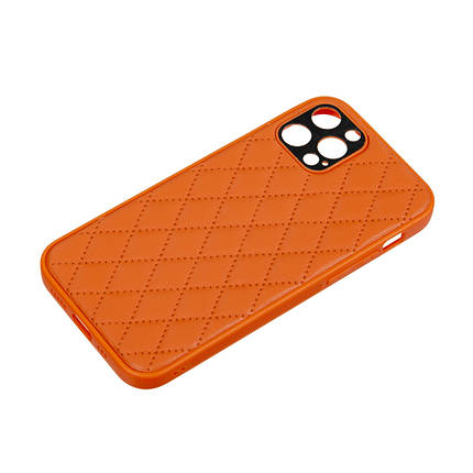 Накладка Кожа Люкс 2021 Apple iPhone 12 Pro, Orange, фото 3