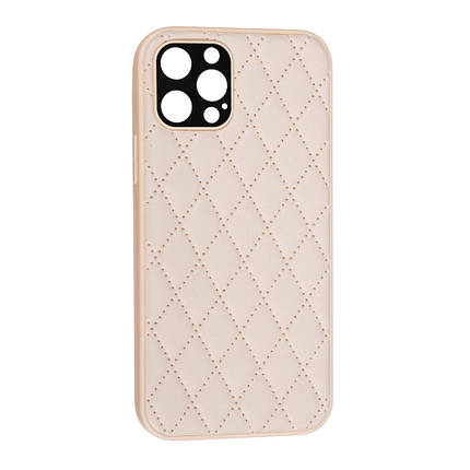 Накладка Кожа Люкс 2021 Apple iPhone 12 Pro, Pink, фото 1