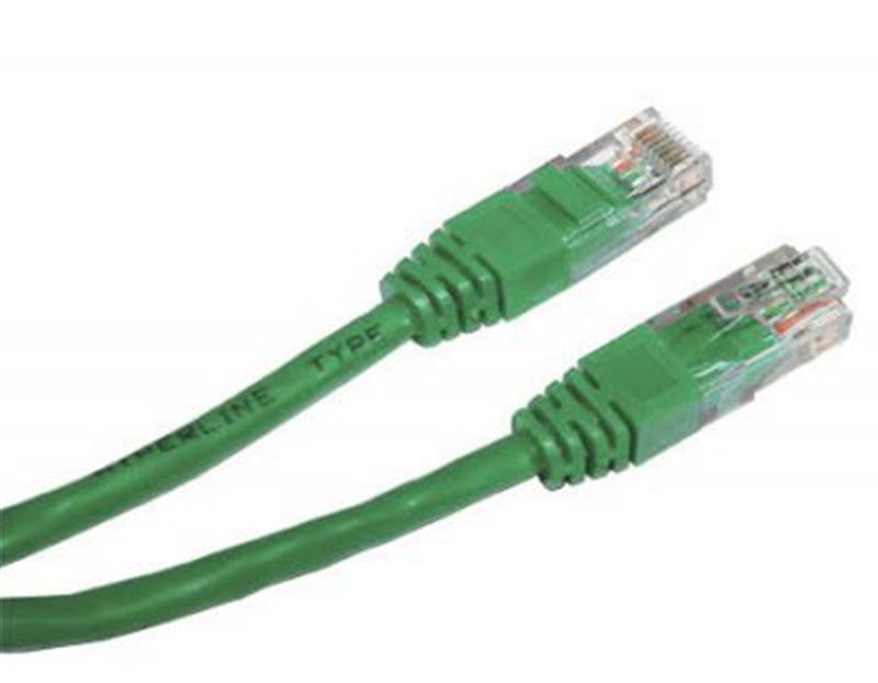 Патч-корд UTP Cablexpert (PP12-2M/G) литий, 50u "штекер із засувкою, 2 м, зелений