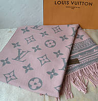 Жіночий палантин Louis Vuitton monogramm Луї Віттон монограм в кольорах, брендовий палантин луї вітон