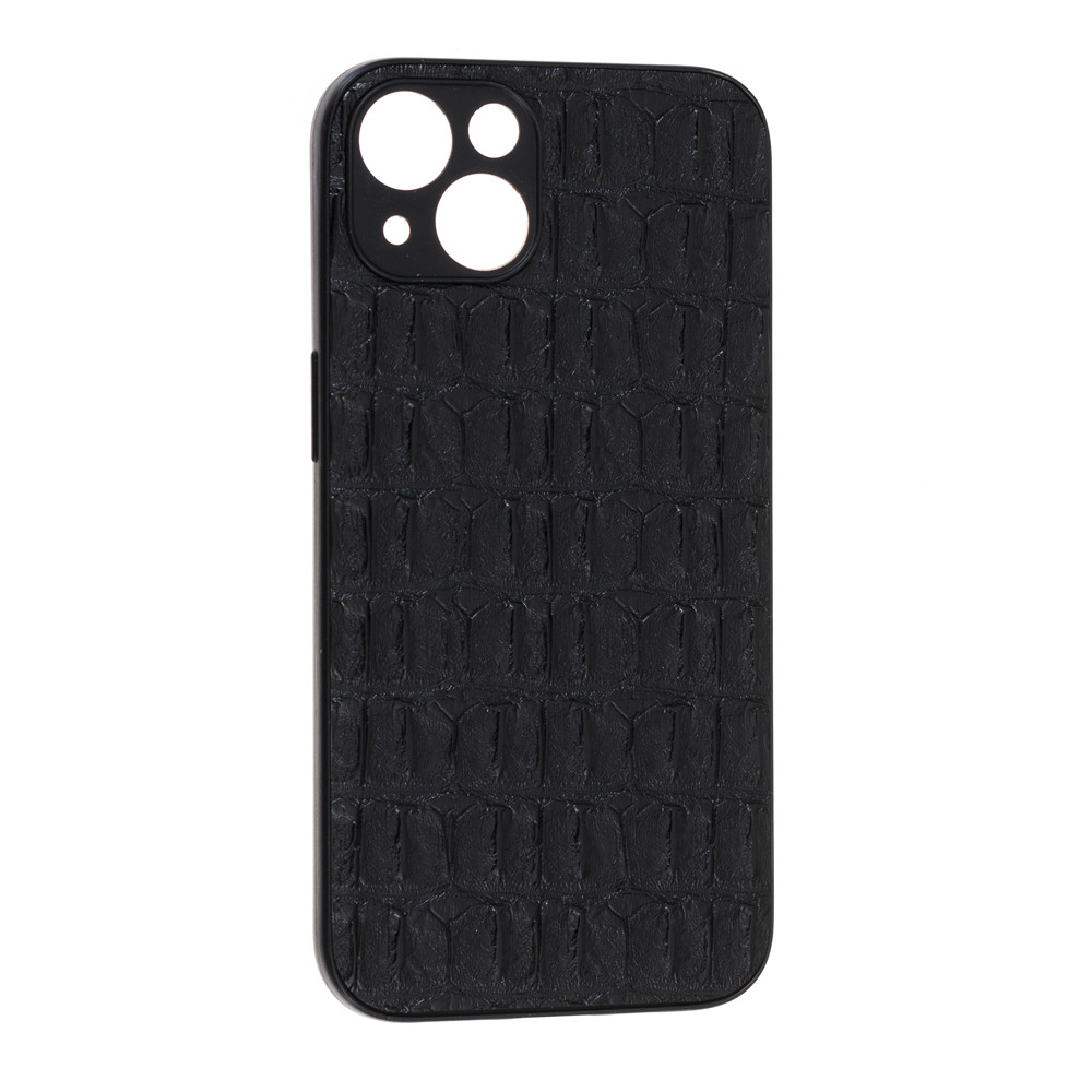 Чохол Leather Case для Apple iPhone 13/14 Кроко