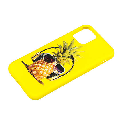 Силіконовий чохол Case Art для Apple iPhone 11 Pro Yellow New, фото 3