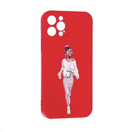 Силіконовий чохол Case Art для Apple iPhone 12 Pro Red, фото 1