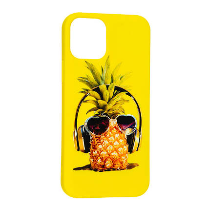 Силіконовий чохол Case Art для Apple iPhone 12 Pro Yellow New, фото 1