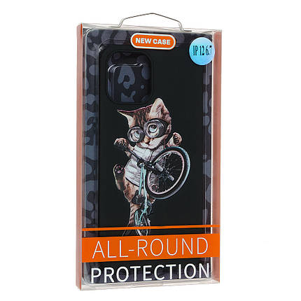Силіконовий чохол Case Art для Apple iPhone 12 Pro Max Black, фото 3