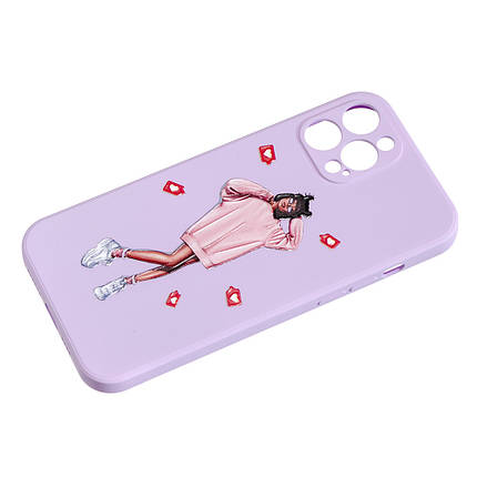 Силіконовий чохол Case Art для Apple iPhone 12 Pro Max Purple, фото 4