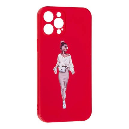 Силікон Case Art Apple iPhone 12 Pro Max, Red, фото 1