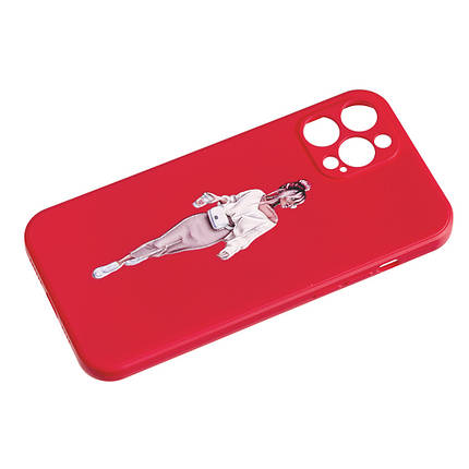 Силікон Case Art Apple iPhone 12 Pro Max, Red, фото 4