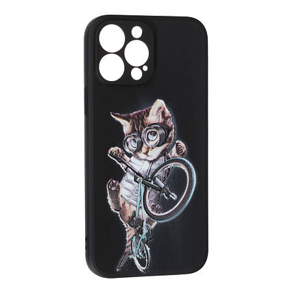Силіконовий чохол Case Art для Apple iPhone 13 Pro Max Black, фото 1