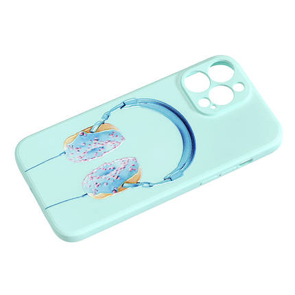 Силіконовий чохол Case Art для Apple iPhone 13 Pro Max Mint, фото 3