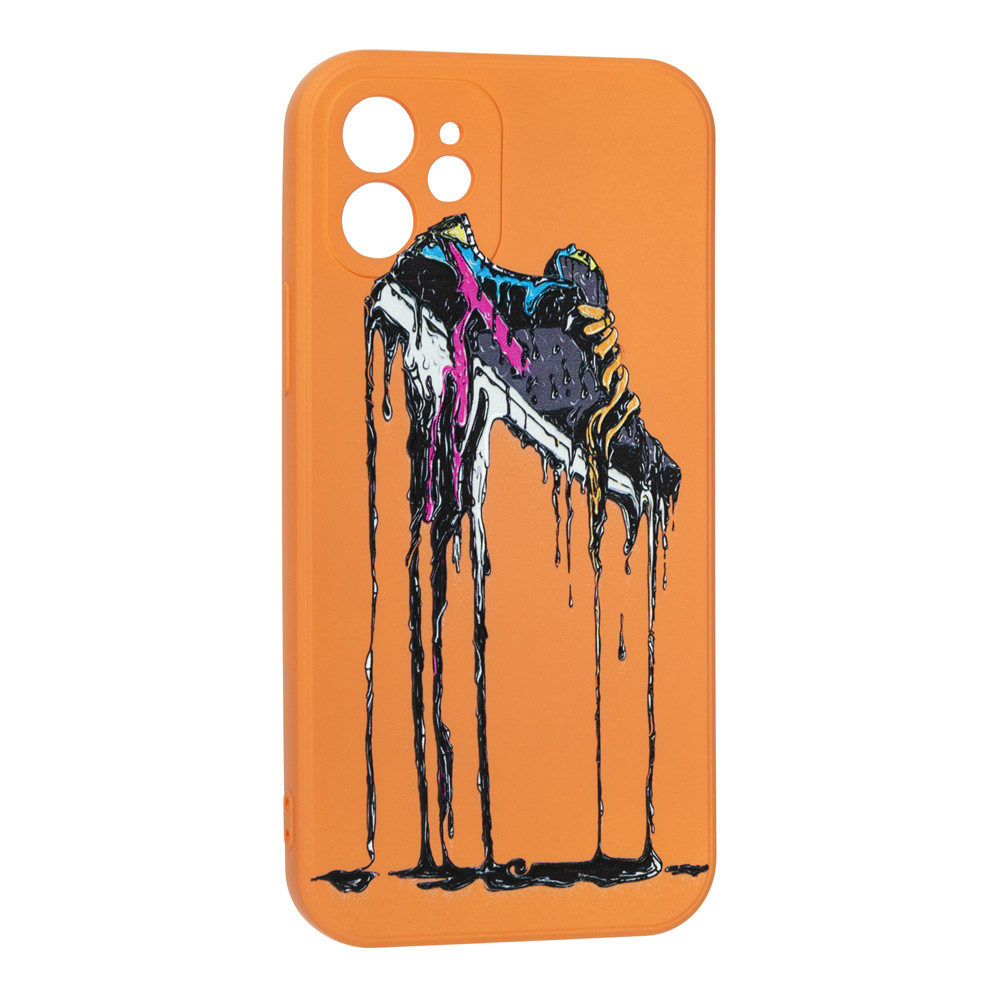 Силіконовий чохол Case Art для Apple iPhone 12 Orange