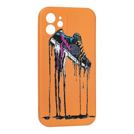 Силіконовий чохол Case Art для Apple iPhone 12 Orange, фото 1