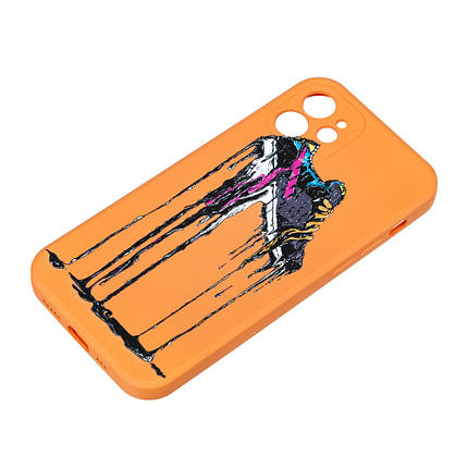 Силіконовий чохол Case Art для Apple iPhone 12 Orange, фото 3