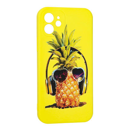 Силіконовий чохол Case Art для Apple iPhone 12 Yellow New, фото 1
