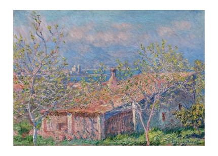 Листівка Claude Monet - Gardener's House at Antibes, 1888, фото 1