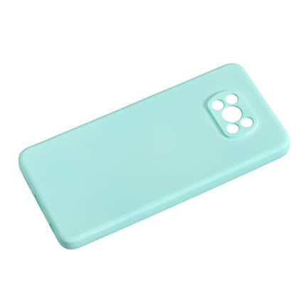 Силікон Case SMTT Xiaomi Poco X3, Mint, фото 2