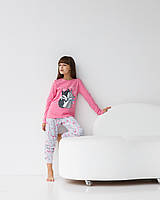 Пижама подростковая на девочку Интерлок - 2 лисички