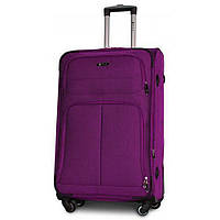 Набор тканевых чемоданов Комплект тканевых дорожных чемоданов Набор чемоданов Fly 8279 4 колеса 3шт Фиолетовый
