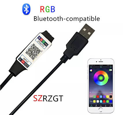 Контролер RGB 5В Bluetooth Mini