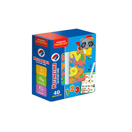 Магнітний навчальний набір Математика з маркером (укр), VT5411-16, фото 1