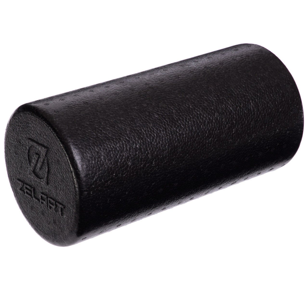 Масажний ролик ролер гладкий Foam Roller Zelart 3586-30 розмір 30x15 см Black