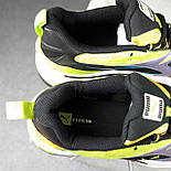 Жіночі кросівки Puma RS-Fast Buck осінь-весна повсякденні чорні з салатовим. Живо фото. топ, фото 5