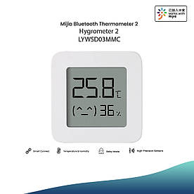 Датчик температури і вологості Xiaomi Mijia Bluetooth Thermometer 2​ (LYWSD03MMC) Hygrometer Bluetooth 4.2 BLE