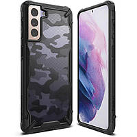 Чехол Fusion X для Samsung Galaxy S21 Plus Camo Black (XDSG0045)