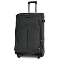 Набор тканевых чемоданов Комплект дорожных чемоданов Набор дорожных чемоданов Fly 8279 4 колеса 3шт Черный