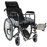 Багатофункціональна інвалідна коляска з туалетом OSD-MOD-2-45, фото 3
