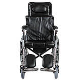 Багатофункціональна інвалідна коляска з туалетом OSD-MOD-2-45, фото 5