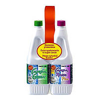 Рідина для біотуалету дуопак- комплект: кампа грін 1,5л + кампа ринз 1,5л