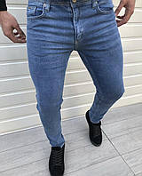 Мужские джинсы зауженные к низу слим фит