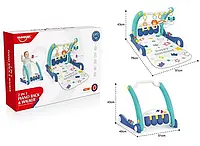 Ігровий центр Перші кроки 2 в 1, килимок, ходунки, 2 кольори, багатофункціонал, HE0633/0634