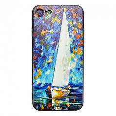 Чохол панель для Apple iPhone 7/8 і SE 2020 Alitek Art Вітрильник