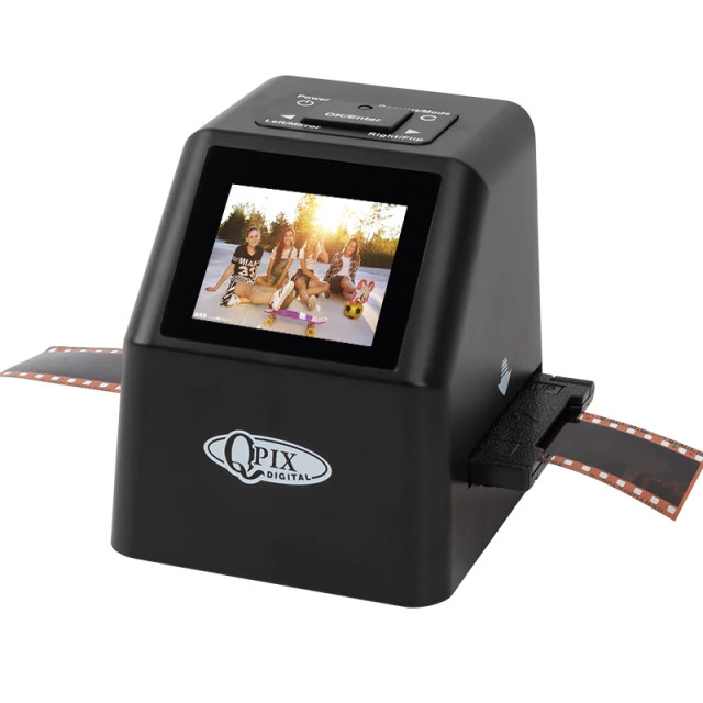 Слайд-сканер фотоплівки негативів слайдів QPIX DIGITAL MDFC-1400 Black