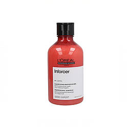 Зміцнюючий шампунь запобігає ламкість волосся -shampoo Loreal professionnel INFORCER B6+Biotin 300 ml
