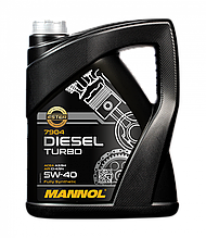 DIESEL TURBO SAE 5W-40 5л API CI-4/SN Масло моторне синтетичне МАННОЛ