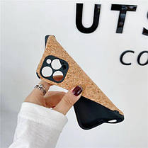 Чохол для Apple iPhone 7 Plus, 8 Plus Alitek Пробкове дерево Brown/Black, фото 2