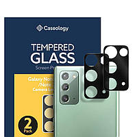 Скло на камеру Caseology Camera Lens Protector 2-Pack для Samsung Galaxy Note 20 Black (AGL01438)