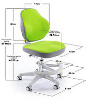 Ортопедичне крісло для школяра з підставкою для ніг | ErgoKids Mio Classic KZ, фото 3