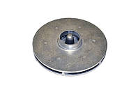 Крыльчатка (рабочее колесо) для насоса БЦН 1.6, d=130 мм, плоская с гайкой