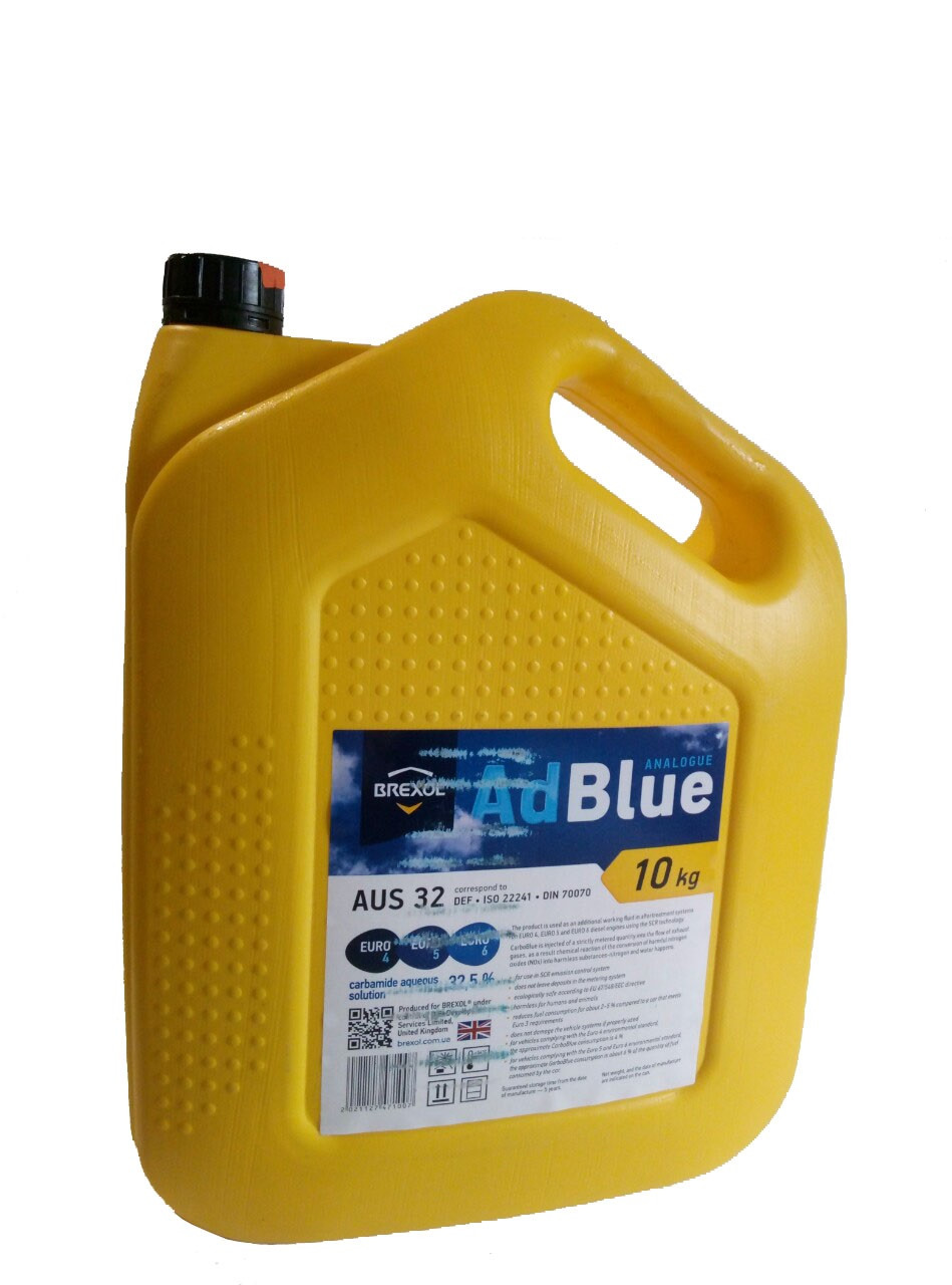 Рідина AdBlue для зниження викидів систем SCR (сечовина) 10 л (501579 AUS 32-10)