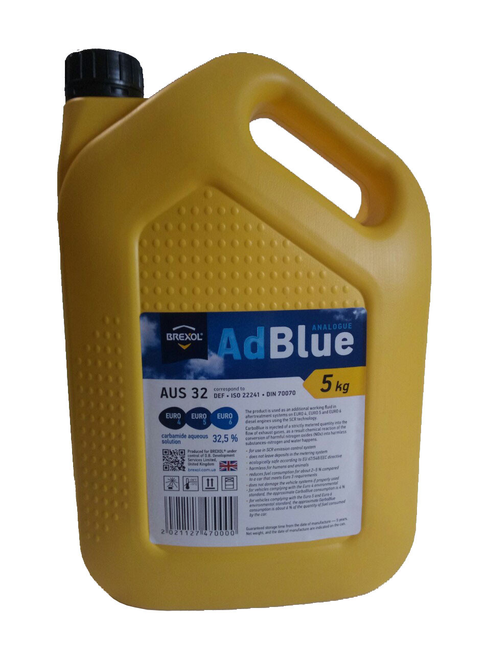Рідина AdBlue для зниження викидів систем SCR (сечовина) 5 л (501579 AUS 32-5)